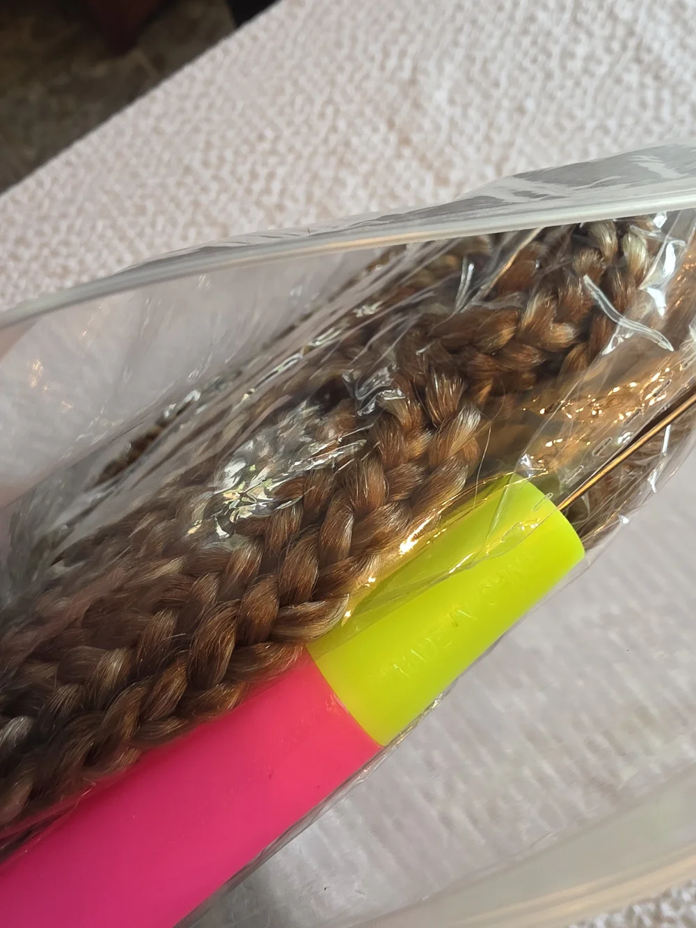 Curly Braiding Hair - Brown Blend X2 Packages So Totsl Of 6 Bundles